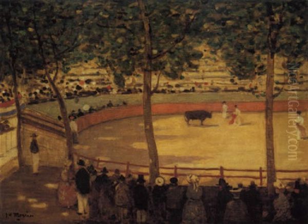 Bull Ring, Marseilles Oil Painting by James Wilson Morrice