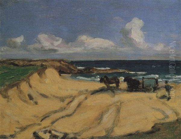 The Sand Pit, Brittany Oil Painting by James Wilson Morrice