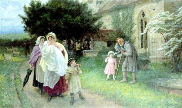 The Christening by Philip Richard Morris