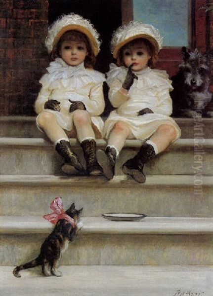 In Sunday Best Oil Painting by Philip Richard Morris