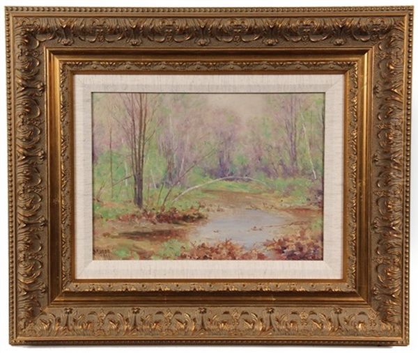 Delano Water Oil Painting by George Frederick Morse