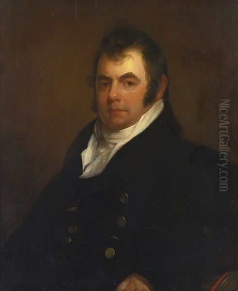 Portrait Of A Man Oil Painting by Samuel F.B. Morse