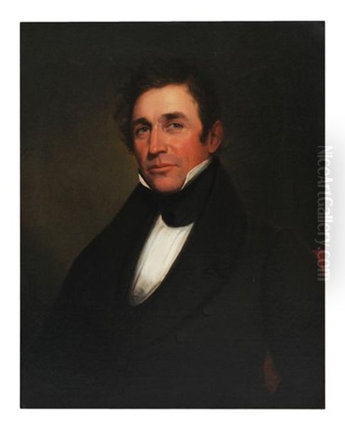 Portrait Of George Wilmer Ford: Born 1795; War Of 1812 Oil Painting by Samuel F.B. Morse