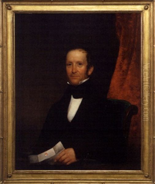 Portrait Of William Whitlock, Jr. Oil Painting by Samuel F.B. Morse