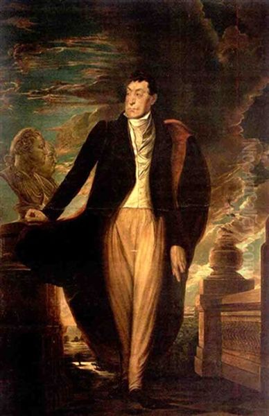 Marquis De Lafayette Oil Painting by Samuel F.B. Morse