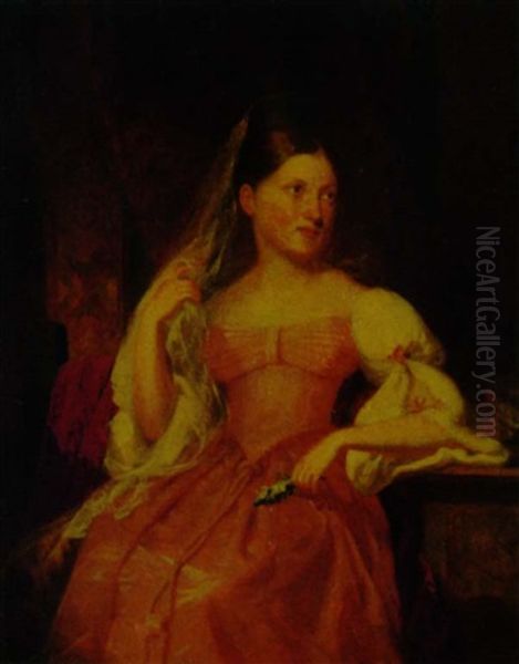 Portrait Of Catherine Helena Jay Oil Painting by Samuel F.B. Morse