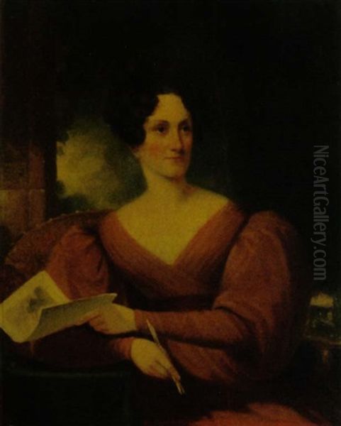 Portrait Of Mary Rutherfold Clarkson Oil Painting by Samuel F.B. Morse