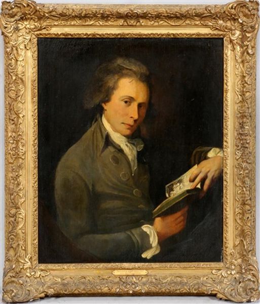 Portrait Of John Ireland Oil Painting by John Hamilton Mortimer