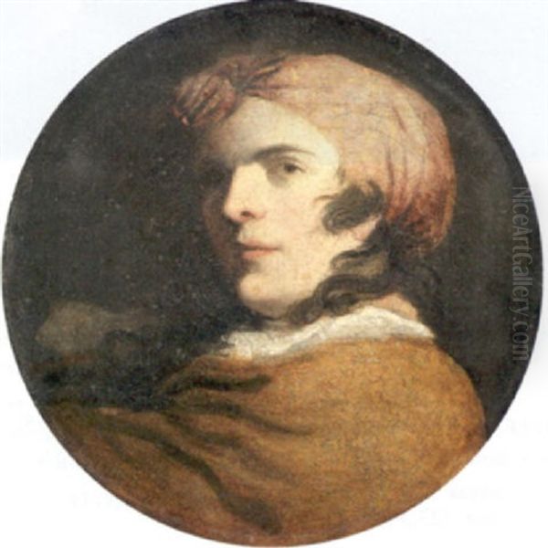 Portrait Of The Artist In Character Oil Painting by John Hamilton Mortimer