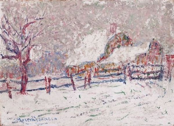 Neige Oil Painting by Francis Morton-Johnson