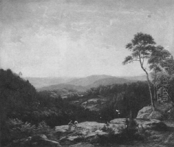 The Picnic At The Overlook by Joseph Morviller