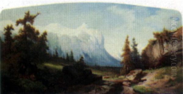 Das Witterhorn Oil Painting by Adolf Konrad Mosengel