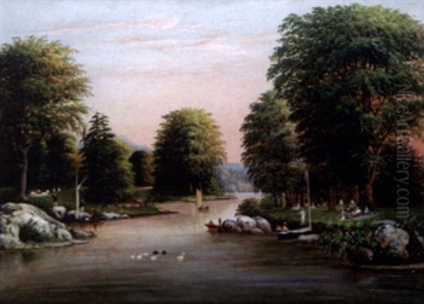 On The Connecticut River by Thomas P. Moses