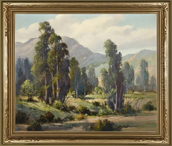 Summer Landscape, California Oil Painting by Walter Farrington Moses