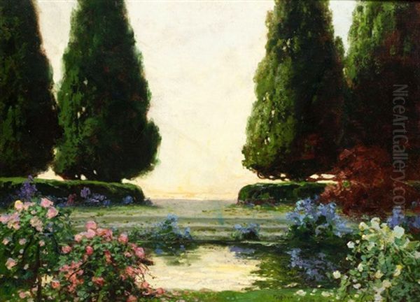 Spring Oil Painting by Thomas Edwin Mostyn