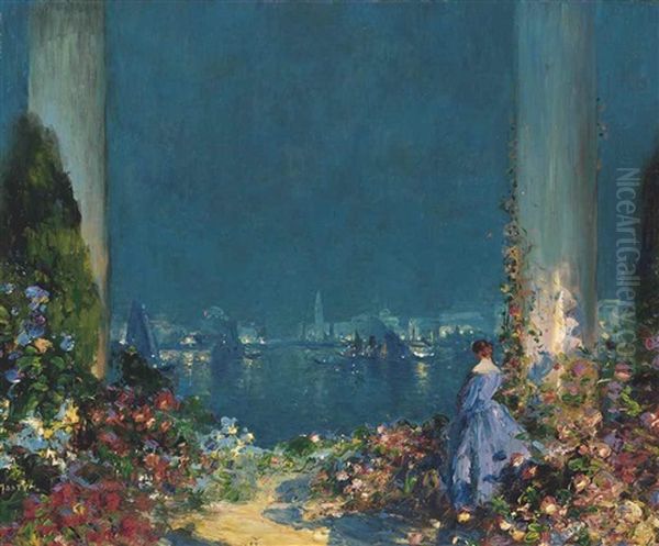 An Enchanted Evening, Venice Oil Painting by Tom Mostyn