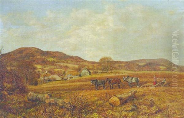 The Ploughman's Lunch Oil Painting by George William Mote