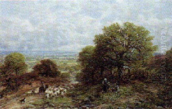 The Shepherd Oil Painting by George William Mote