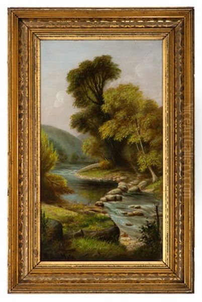 The Babbling Brook Oil Painting by Marcus Mote