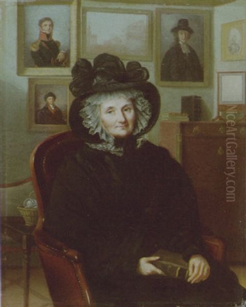 Bildnis Der Elisabeth De Freudenreich Oil Painting by Johann Daniel Caspar Mottet