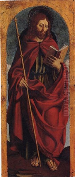 Saint James Oil Painting by Jacopino De' Mottis