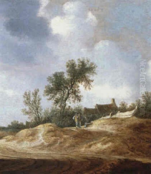 Italianate Landscape With Herders And Their Flocks Oil Painting by Frederick De Moucheron