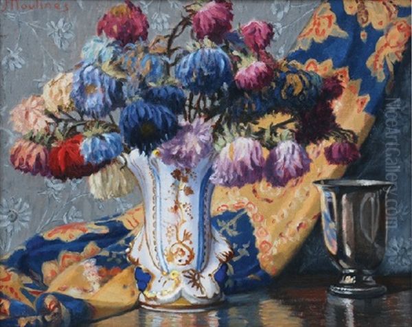 Still Life Oil Painting by Ernest Moulines