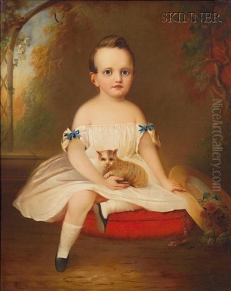 Portrait Of A Child Oil Painting by William Sidney Mount