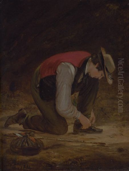 The Young Traveler Oil Painting by William Sidney Mount