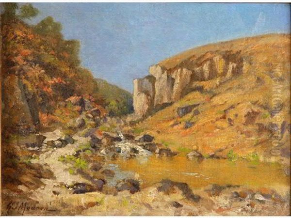 Paysage Du Midi Oil Painting by Henri Laurent Mouren