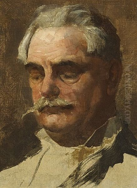 Portrait Of A Gentleman Oil Painting by Richard Thomas Moynan