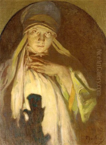 The Enchantress Oil Painting by Alphonse Mucha