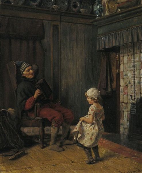 Die Kleine Tanzerin Oil Painting by Karl Emil Muecke