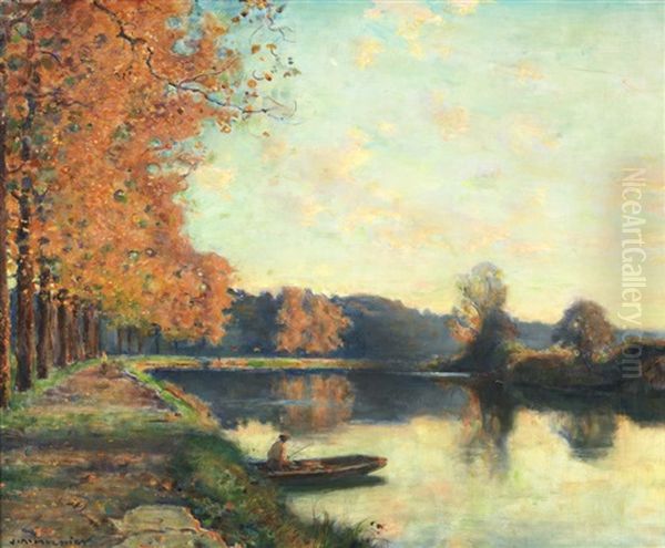 Riviere En Automne Oil Painting by Jules Alexis Muenier