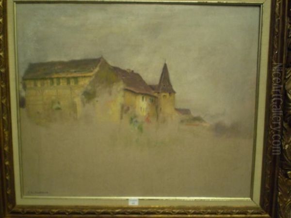 Brouillard Oil Painting by Jules Alexis Muenier