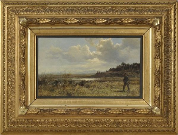 Landschaft Aus Der Umgebung Von Dresden Oil Painting by Bernhard Muehlig