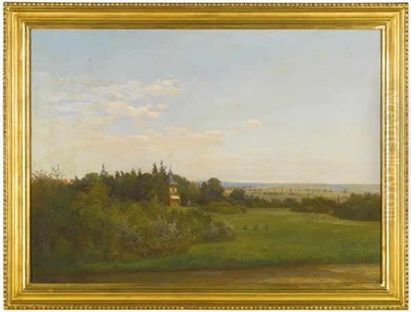 Summer Manor Near Dresdon by Bernhard Muehlig