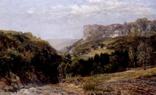 Basteifels Vom Weg Nach Woltersdorf Gesehen by Bernhard Muehlig