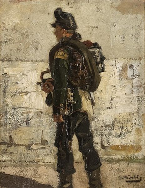 Soldat Oil Painting by Hugo Muehlig