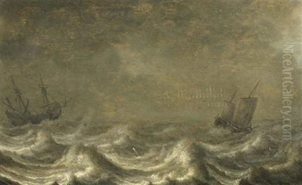 Marine Oil Painting by Pieter Mulier the Elder