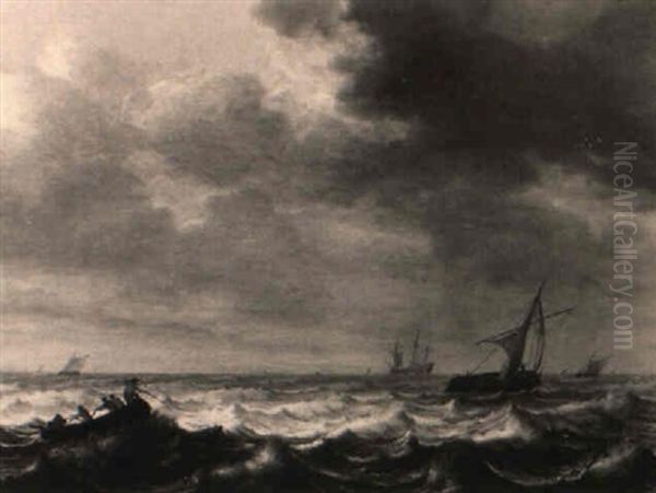 Marine Oil Painting by Pieter Mulier the Elder