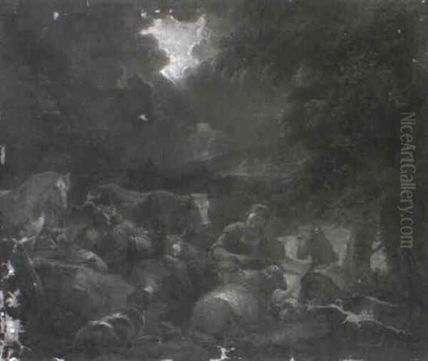 The Annunciation To The Shepherds Oil Painting by Pieter Mulier the Younger