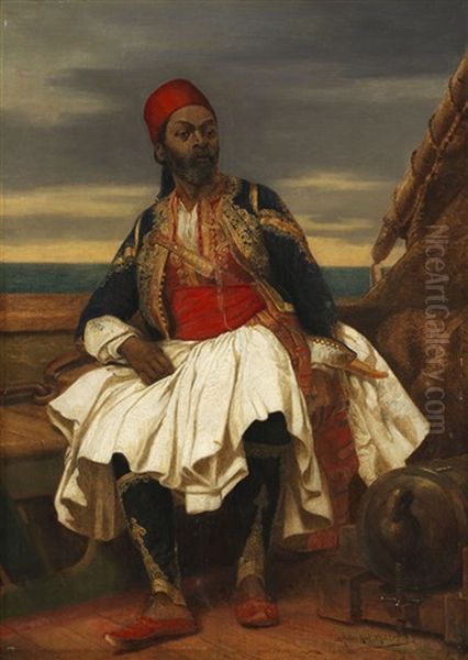 Der Griechische Mohr Oil Painting by Carl Leopold Mueller