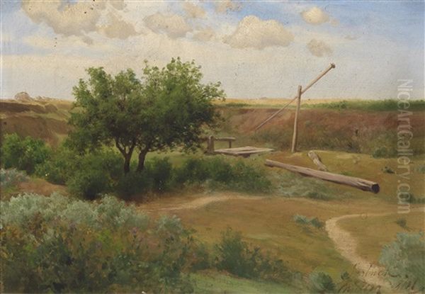 Szolnok Oil Painting by Carl Leopold Mueller