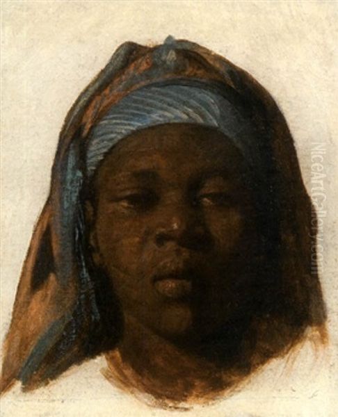 Jeune Orientale Du Caire Oil Painting by Carl Leopold Mueller