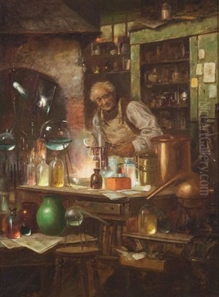 The Chemist by Charles Louis Lucien Mueller