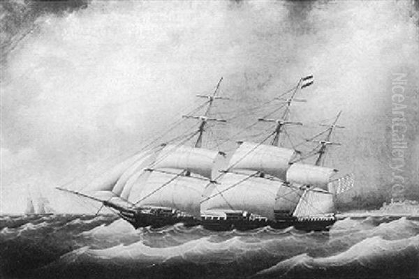 Portrait Of The Three Masted Ship 