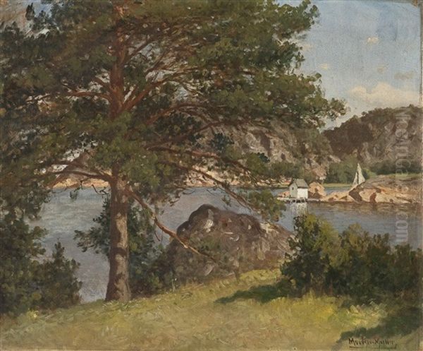 Fra Hvaler, Nordre Sando Oil Painting by Morten Mueller