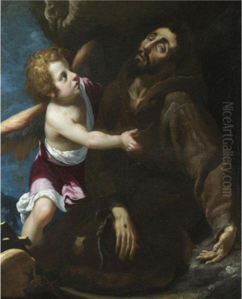 The Stigmatisation Of Saint Francis Oil Painting by Giovanni Biliverti