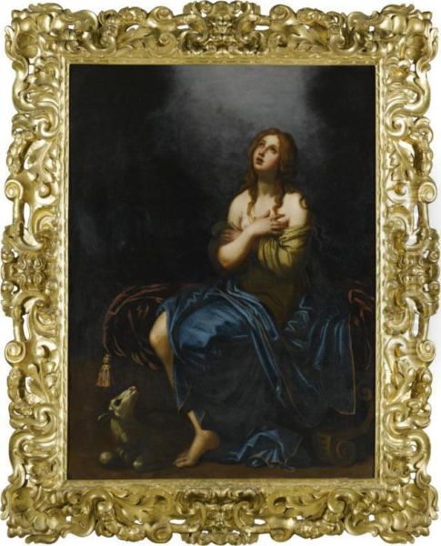 Saint Agnes Oil Painting by Giovanni Biliverti